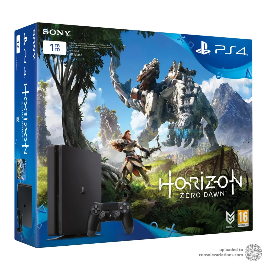 خرید کنسول بازی پلی‌استیشن 4 اسلیم Limited Edition Horizon Zero Dawn | بهترین قیمت و ارسال فوری