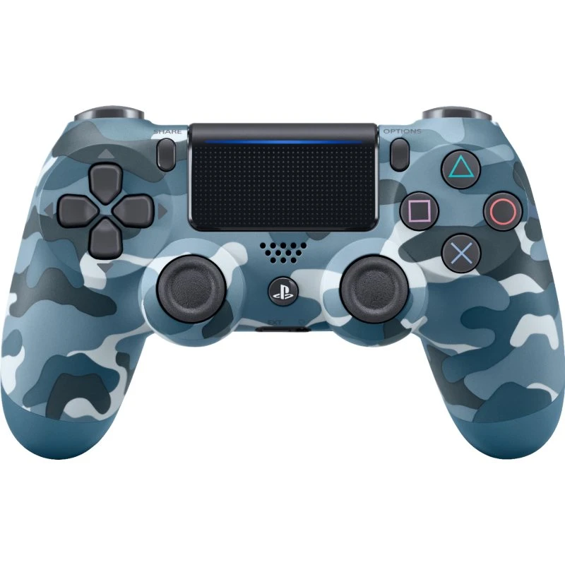 دسته بازی بی‌سیم DualShock 4 برای PS4 (آبی Camouflage)